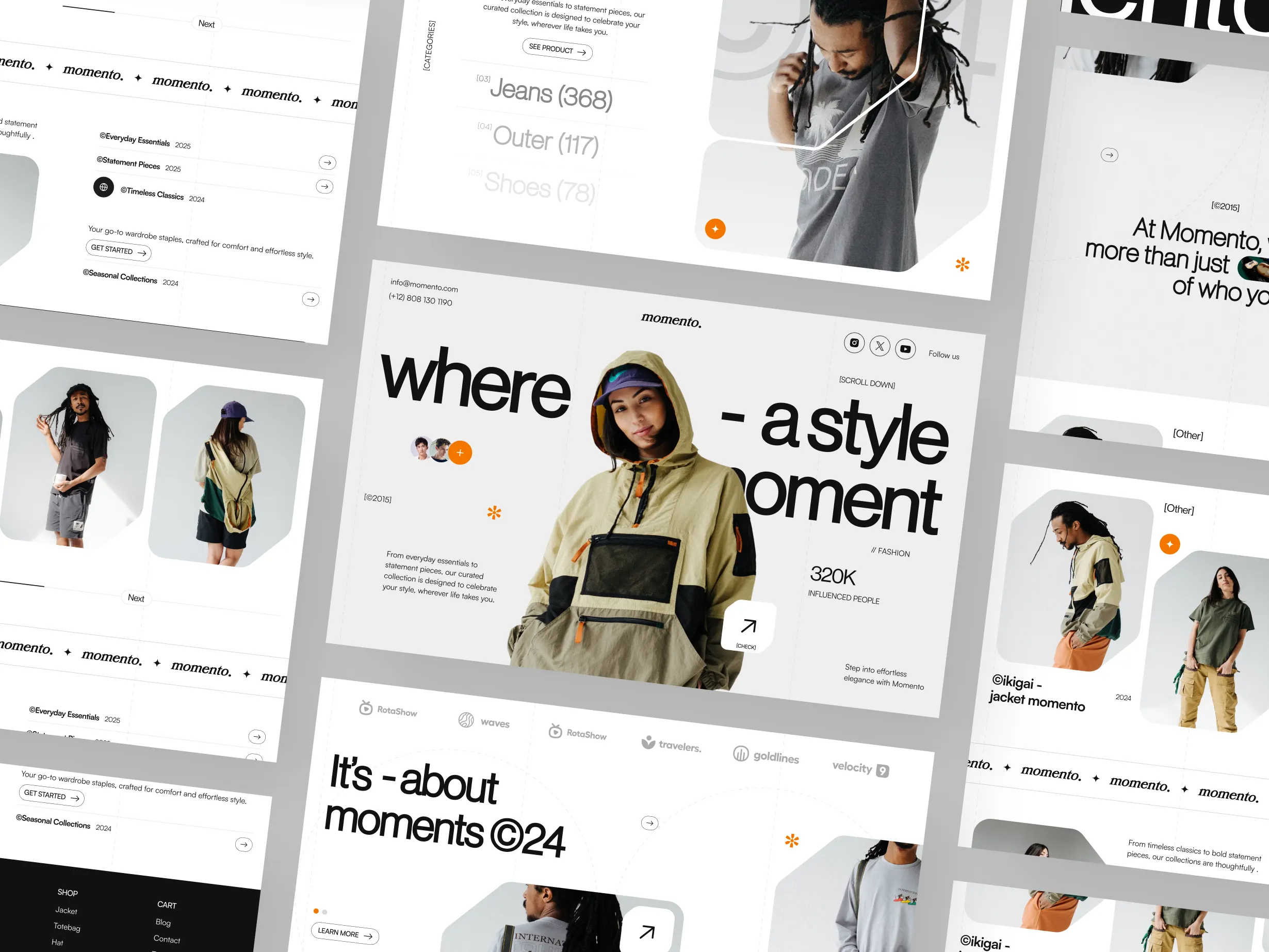 Project preview Momento